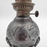 Old tin oil lamp