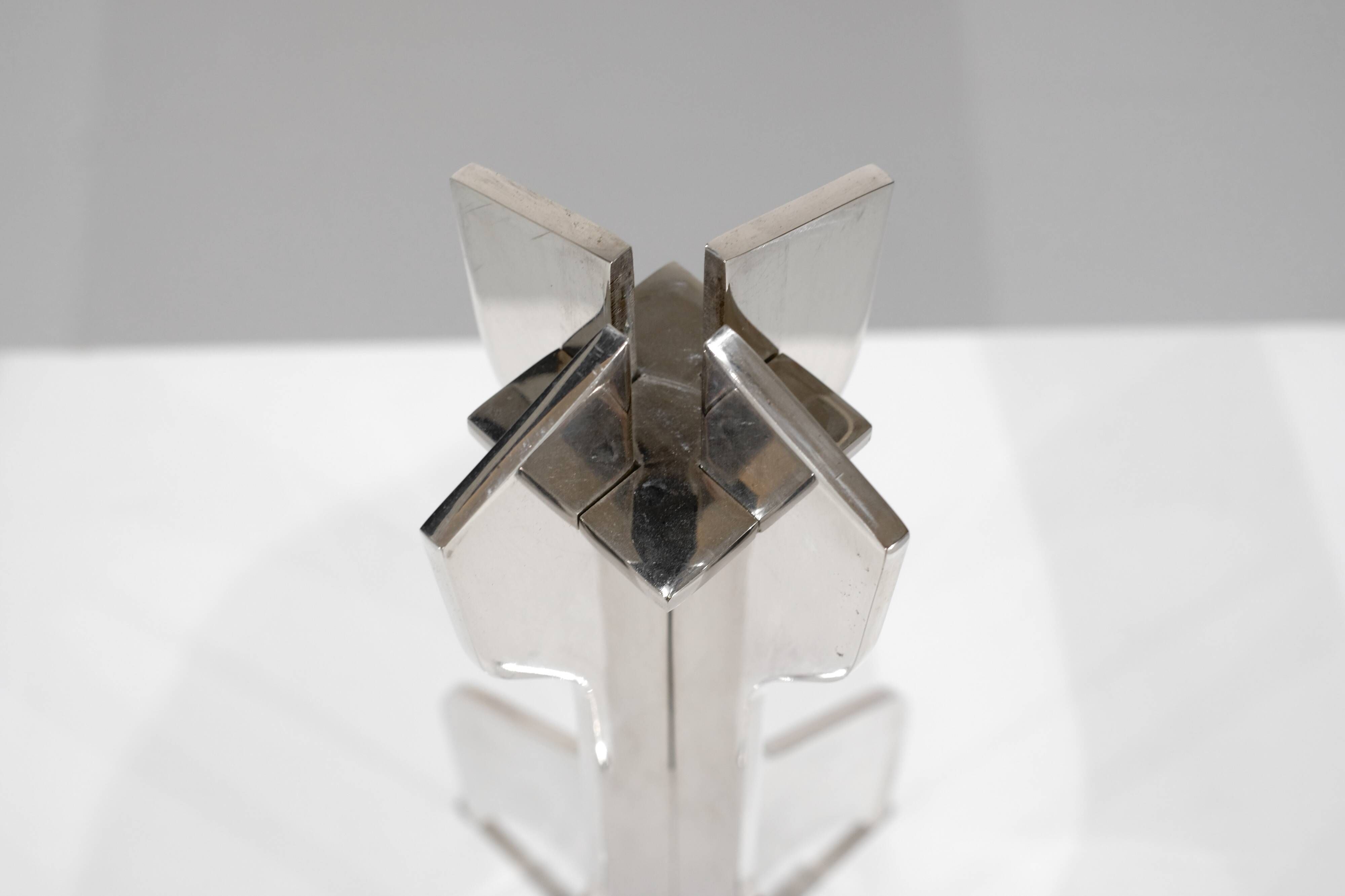 Candle holder by Marcel Breuer for Gavina, Italy, 1960s.