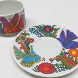 Cup chocolate and saucer villeroy and boch acapulco