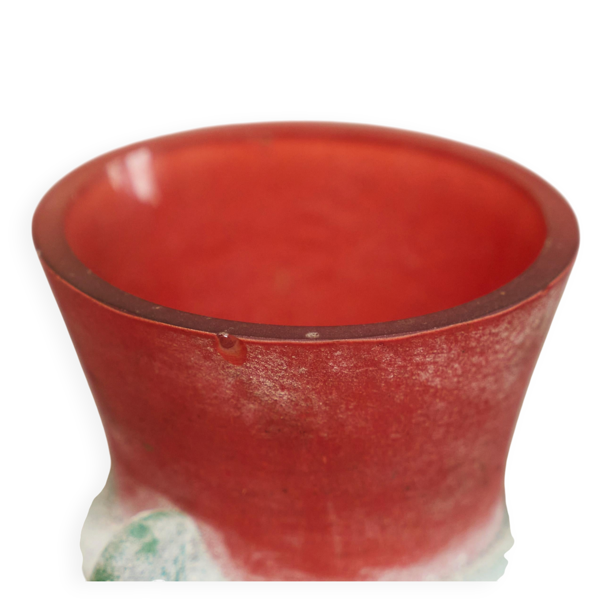 Vase Cenedese Murano attribué Scavo, années 1960