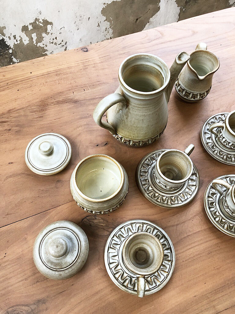 Coffee service - 6 cups Besson Vallauris