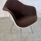 Old Charles and Ray Eames Vitra design armchair from the 70s fiberglass armchair fabric