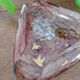 Curved crystal empty pocket with bird decoration