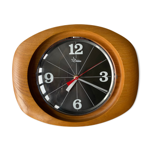 horloge vintage chêne