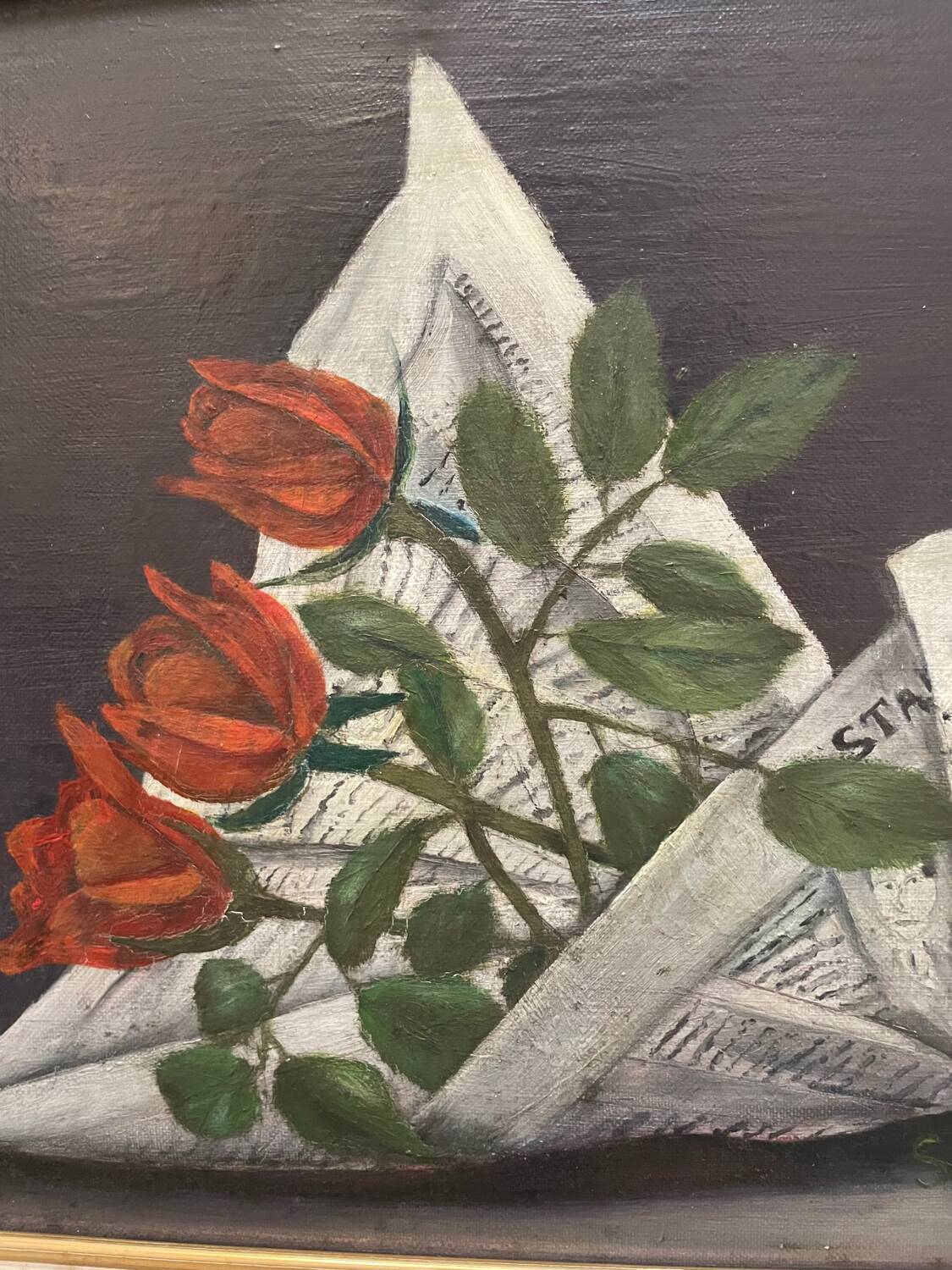 Still life red roses, Summa, 20th century