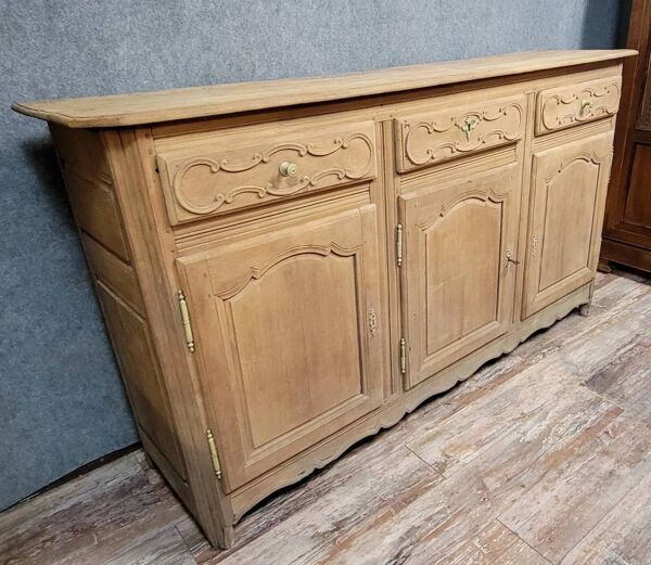 Buffet en enfilade époque Louis XV en bois massif aérogommé