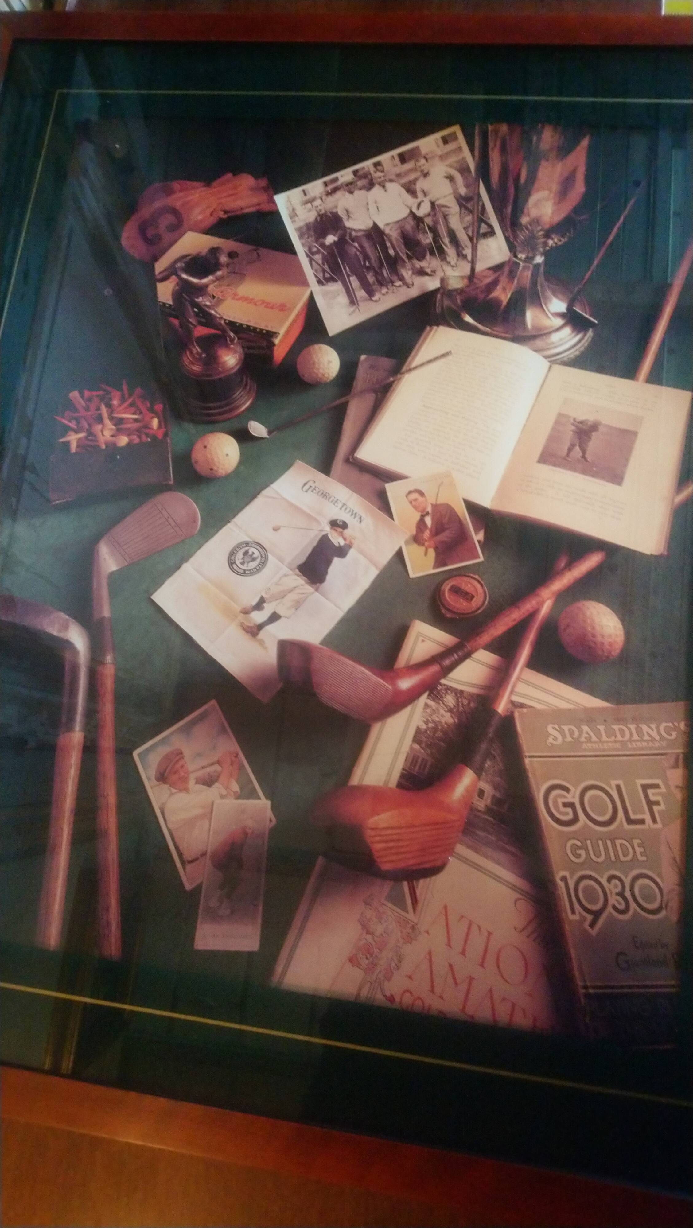 Golf I frame, art print on paper by "Mr. Harrison"