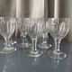 Suite de 6 verres a vin ou a eau cristal de nancy