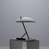 Lampe de bureau Blanc Negro Evoluon par Louis Kalff pour Philips, années 1950.