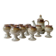 Vintage C. Dangon Salins coffee set from the 1950s