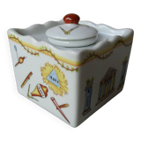 Porcelain inkwell with masonic motifs