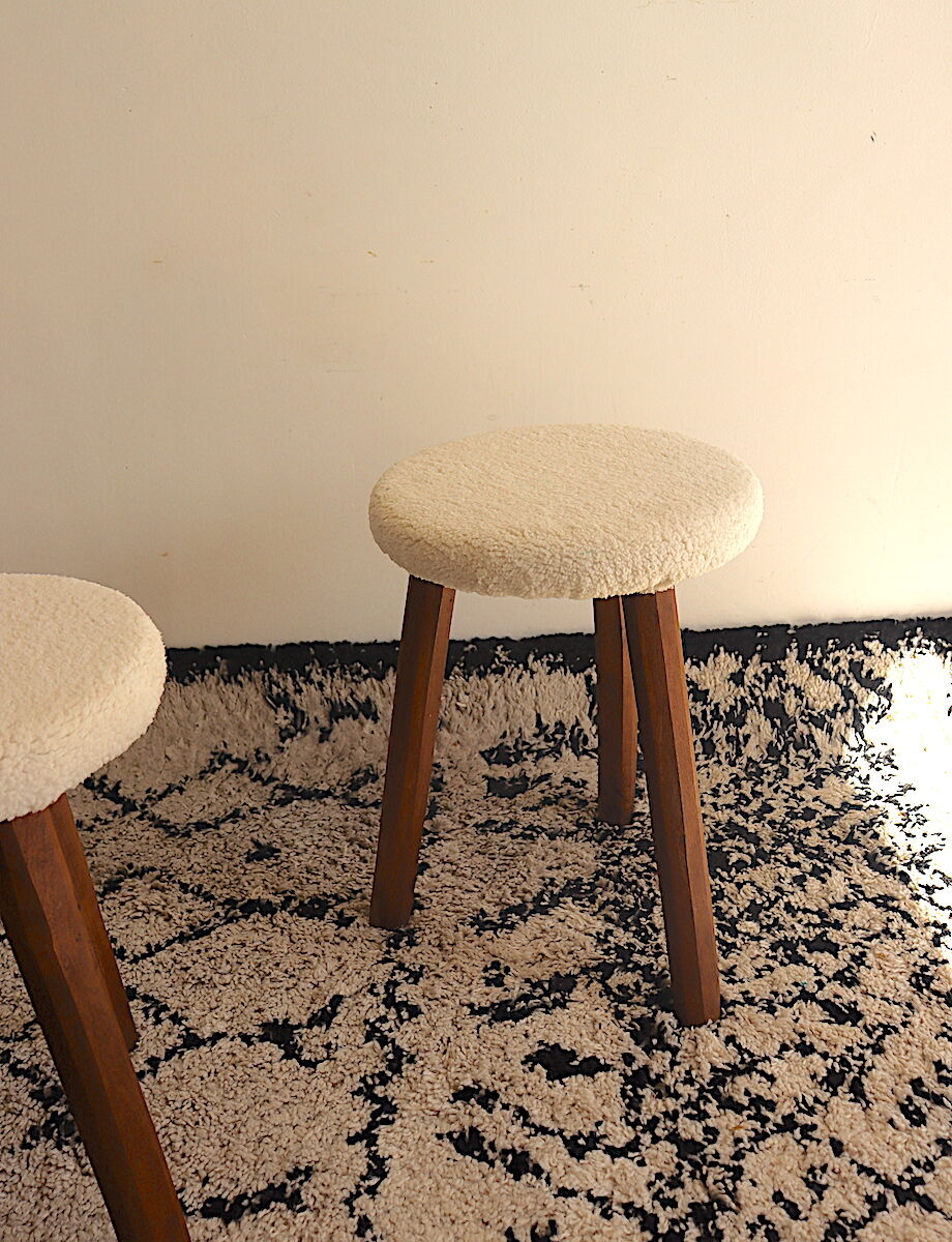 Paire de tabourets de bergers