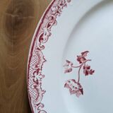 Three Fontanges Sarreguemines flat plates