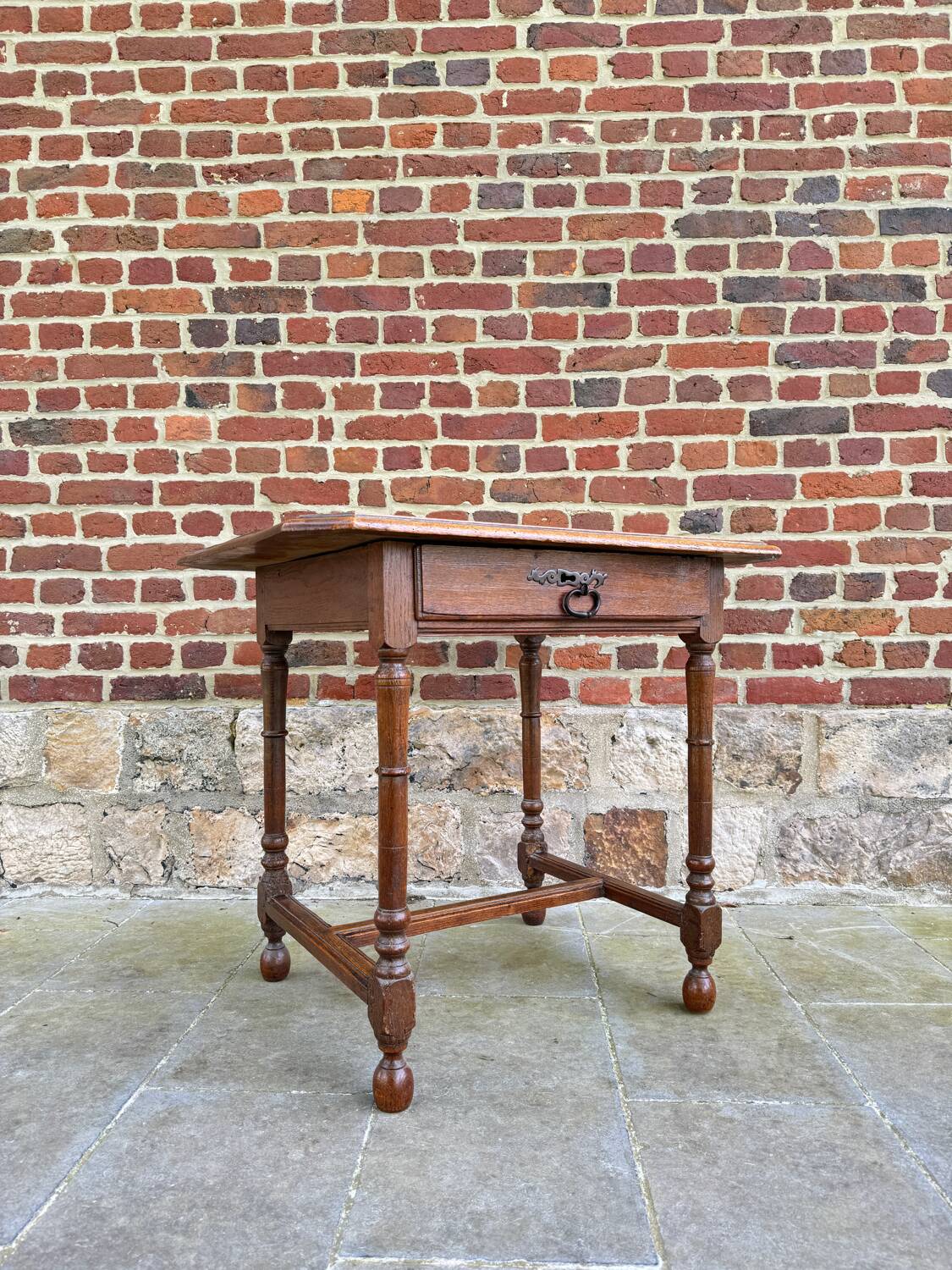 Louis XIII Period Oak Writing Table XVII Eme Century