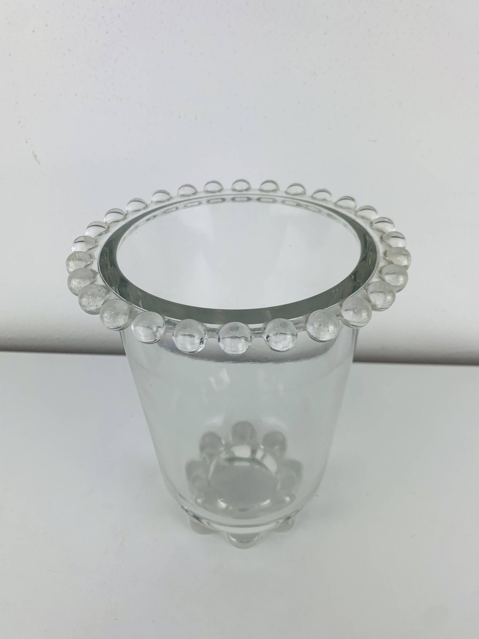 Art Deco glass vase by Rudolf Schrotter