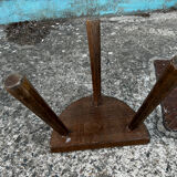 Half circle tripod stool