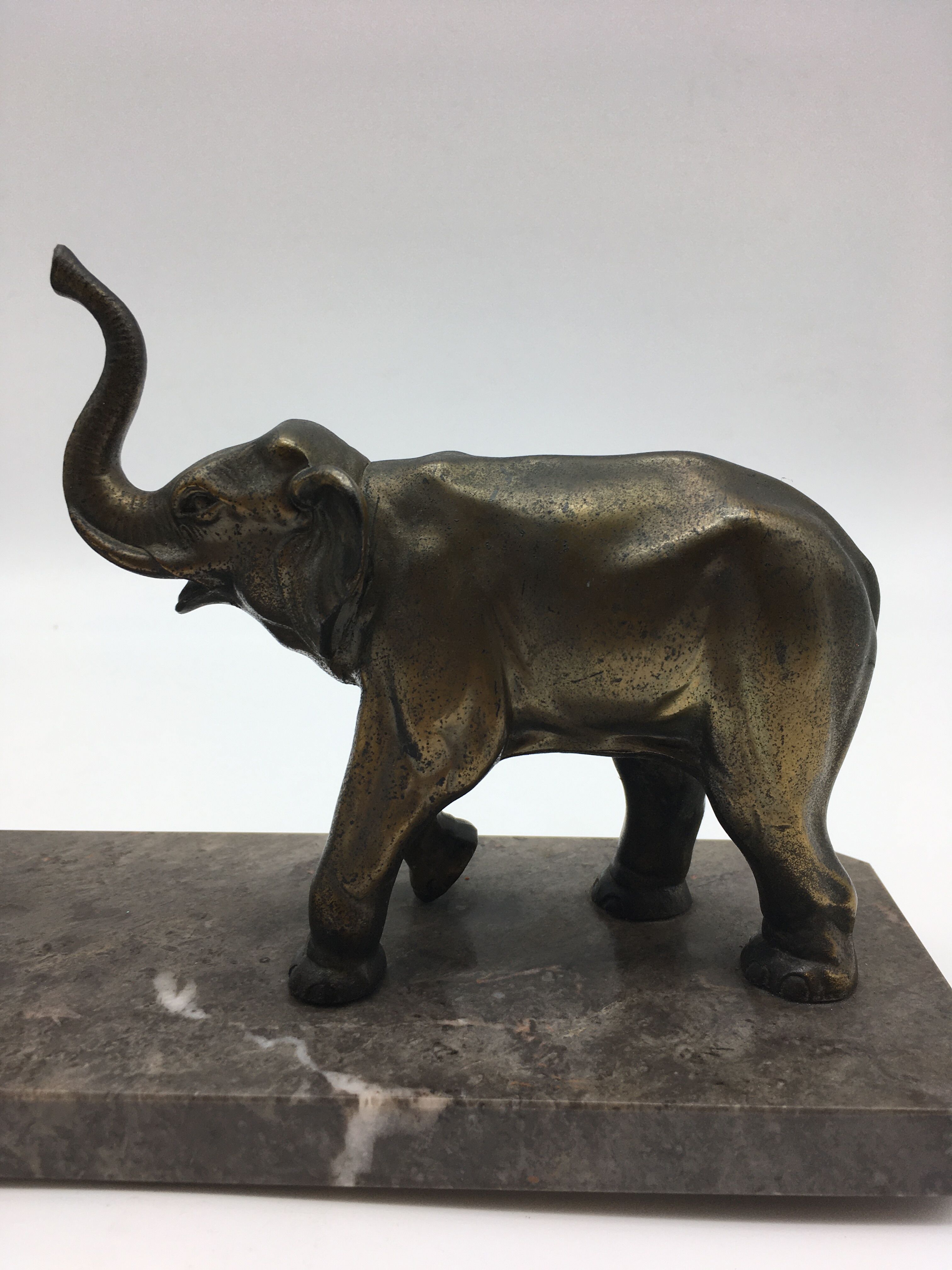 Bedside lamp art deco elephant .