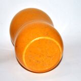Marmoreal glass shell vase