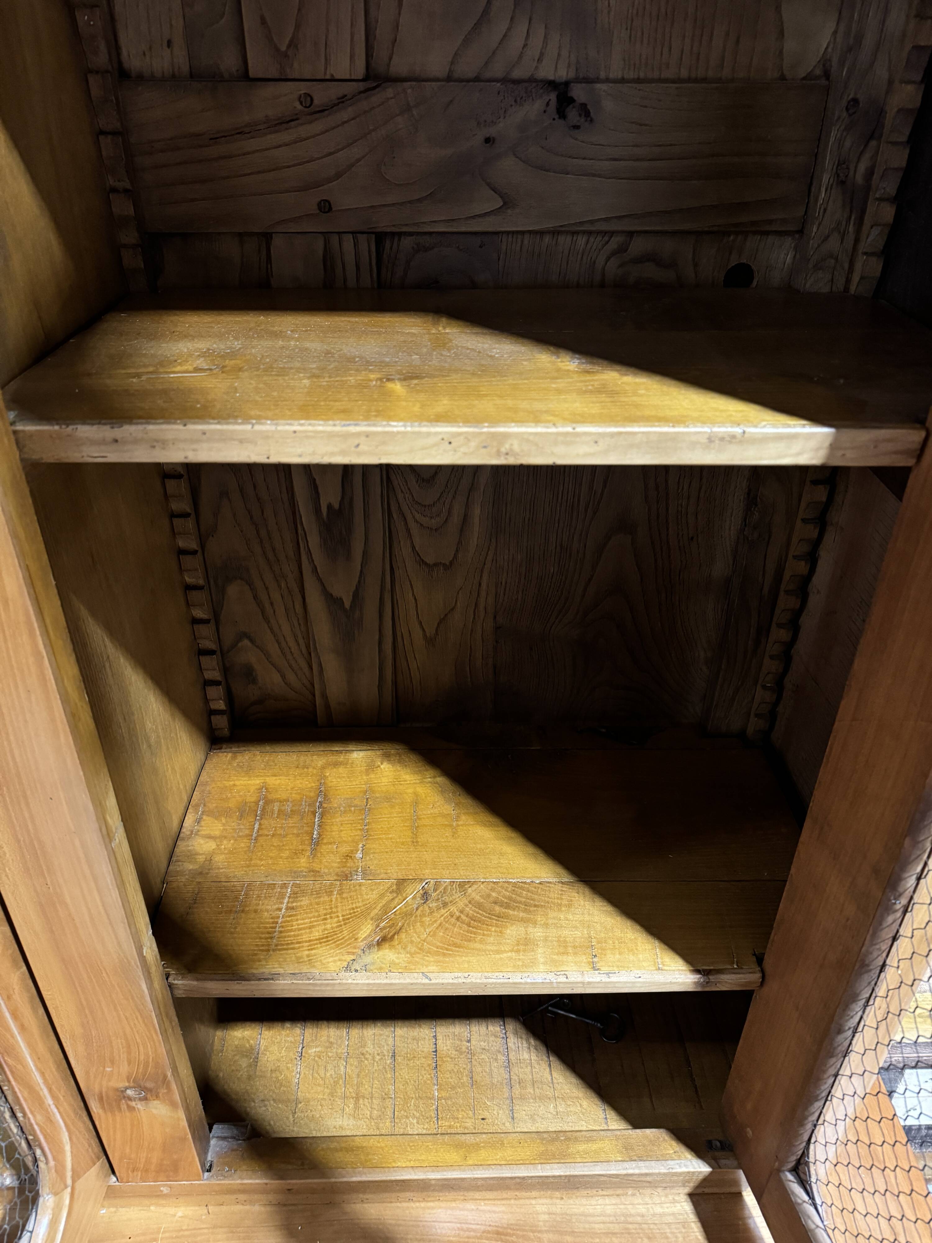 Large cherry wood bookcase
