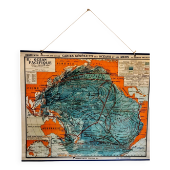 Carte scolaire No 26 collection Brunhes " ocean Pacifique"