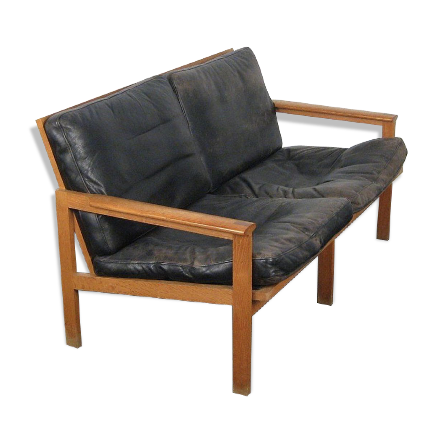 Modèle de canapé Capella en teck par Illum Wikkelsø pour Niels Eilersen, années 60