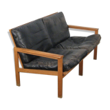 Model Capella teak sofa by Illum Wikkelsø for Niels Eilersen, 1960s
