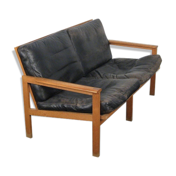 Model Capella teak sofa by Illum Wikkelsø for Niels Eilersen, 1960s