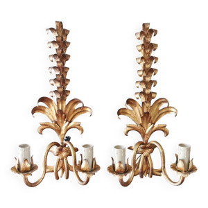 Paire d'appliques vintage