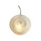 Vintage ceiling lamp / wall lamp - Molded glass - Round shape - 1970