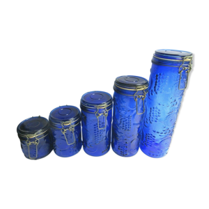 Série de 5 bocaux hermétiques