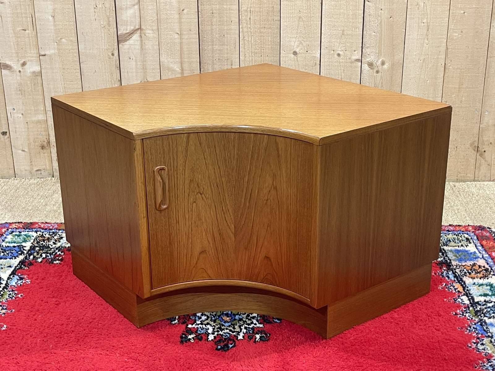 G-Plan teak corner cupboard from the 70s