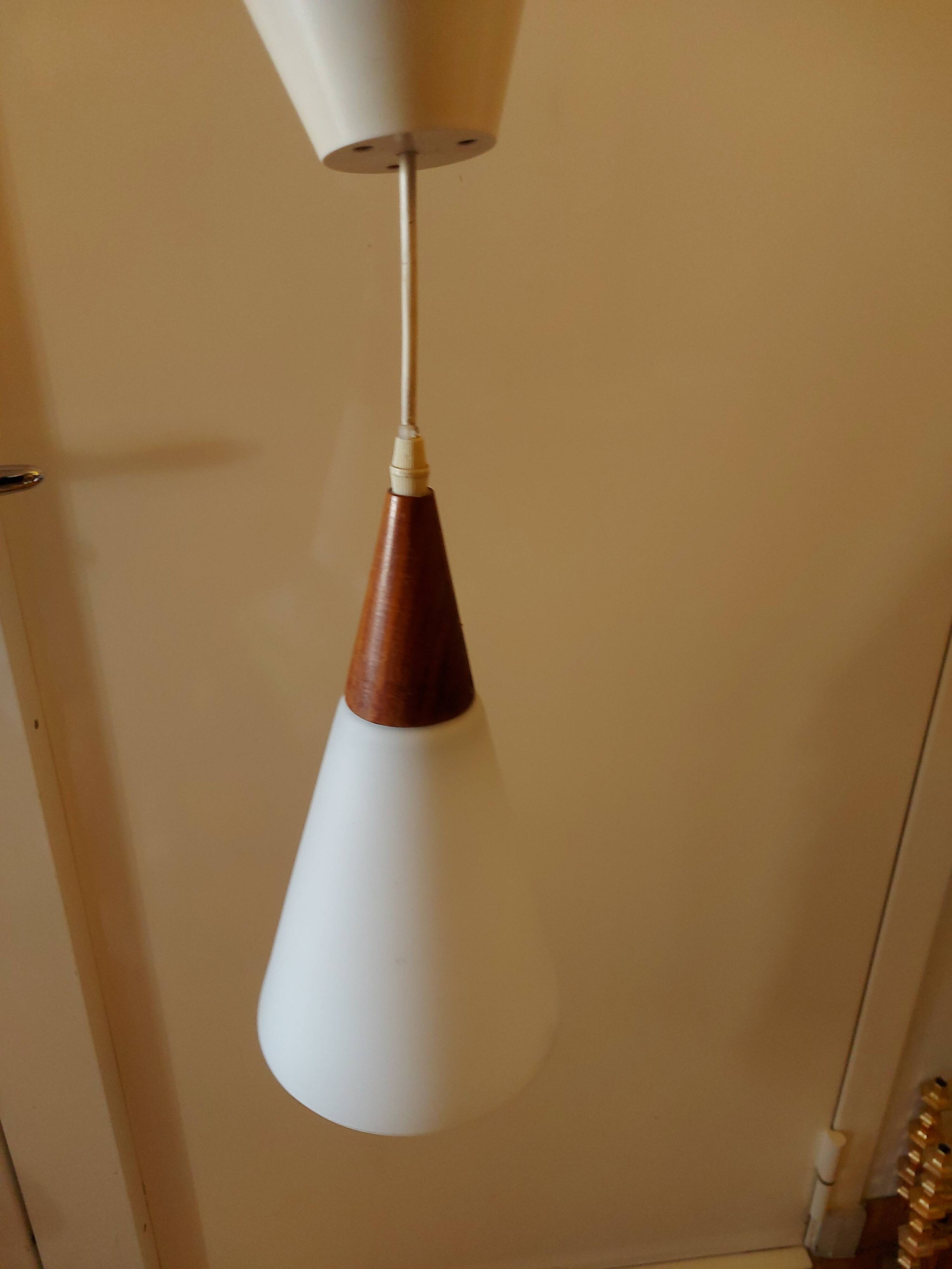 Chandelier, philips pendants, louis kalf