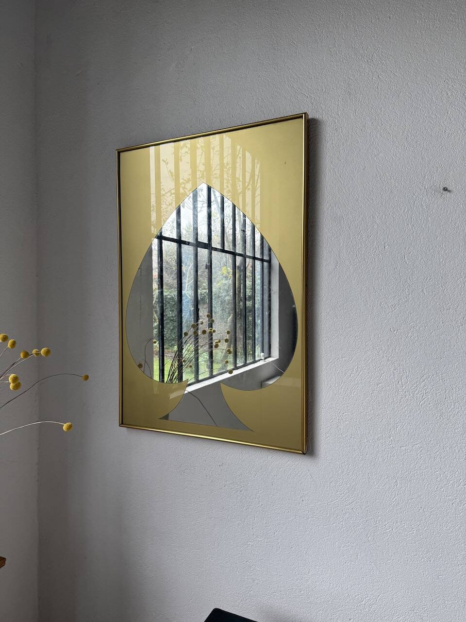 "Spike" mirror, 1970s design
