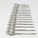 Jusqu'à 7 Sporks de fête mi-siècle (Cuillère & Fourchette) Flatware Göffel par Amboss Autriche