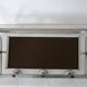Chrome metal wall coat rack 1930s France