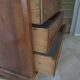 Rare - Pretty old chest of drawers with 4 drawers and 3 locks - In walnut - 1930