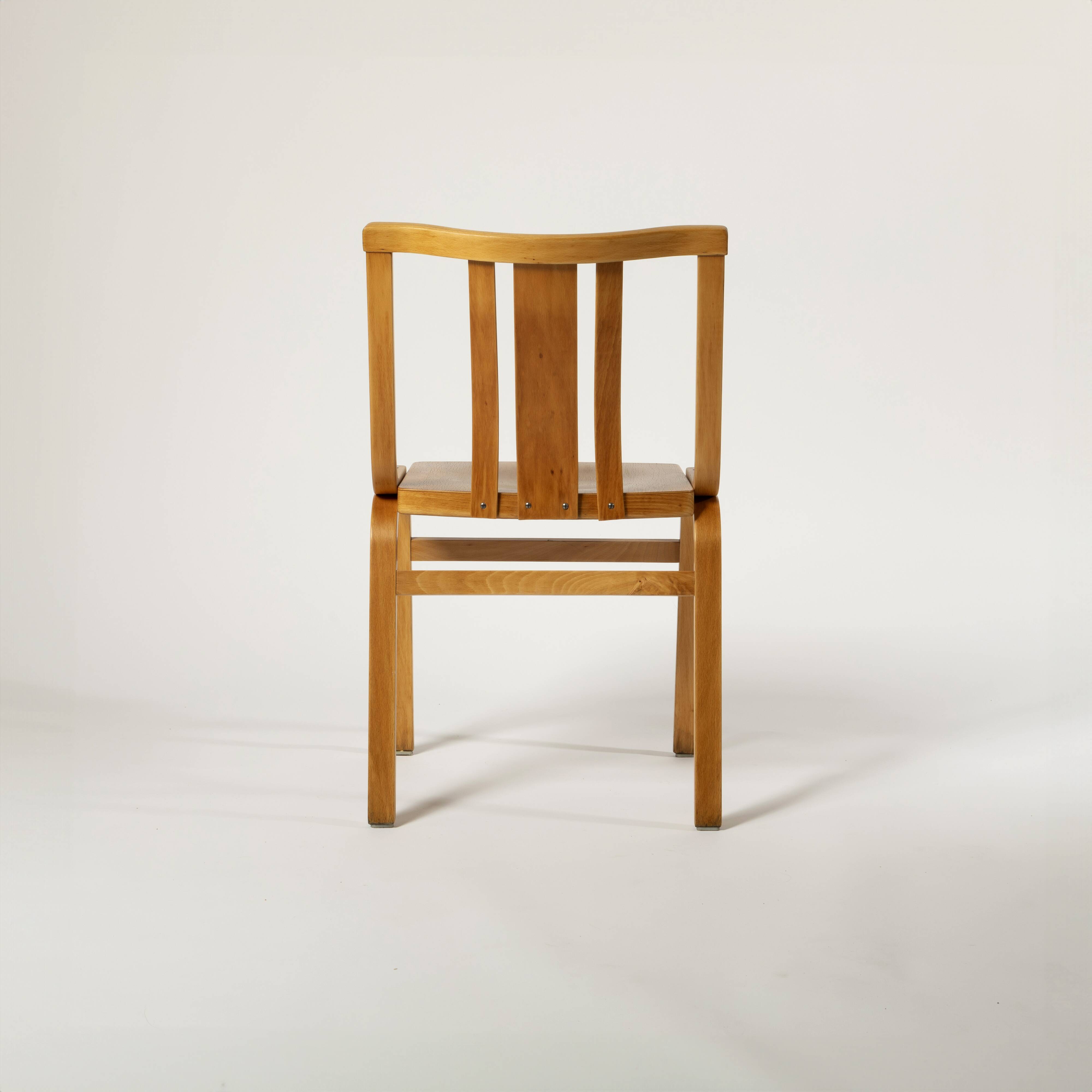 Fully restored bentwood chair by TON, Czechoslovakia, 1960s