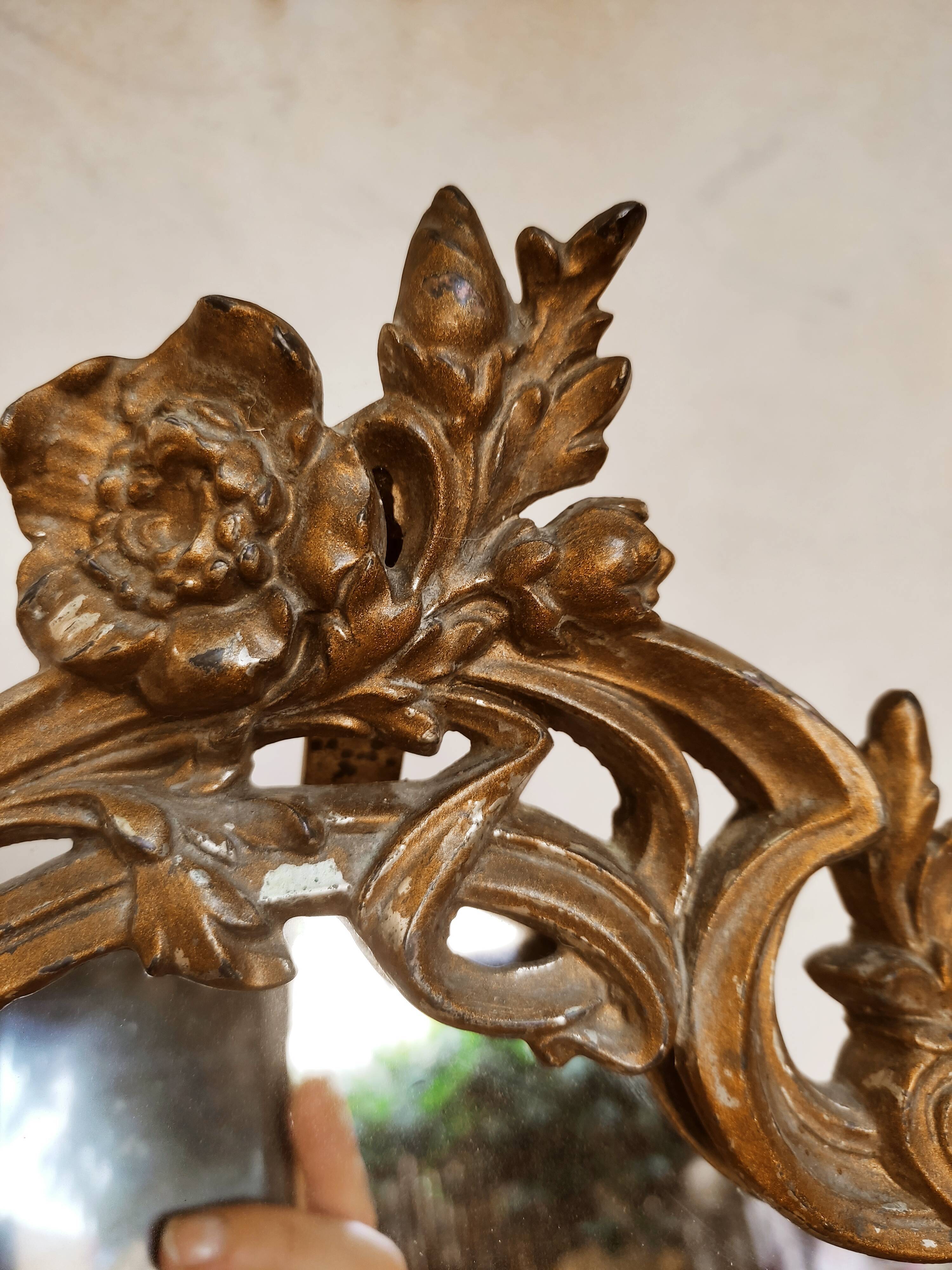 Art Nouveau table mirror