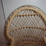 Rattan doll chair