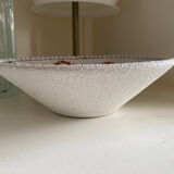 Large ceramic cup Fratelli Fanciullacci 60s decoration horses