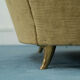 Pair set 2 armchairs beige 1950