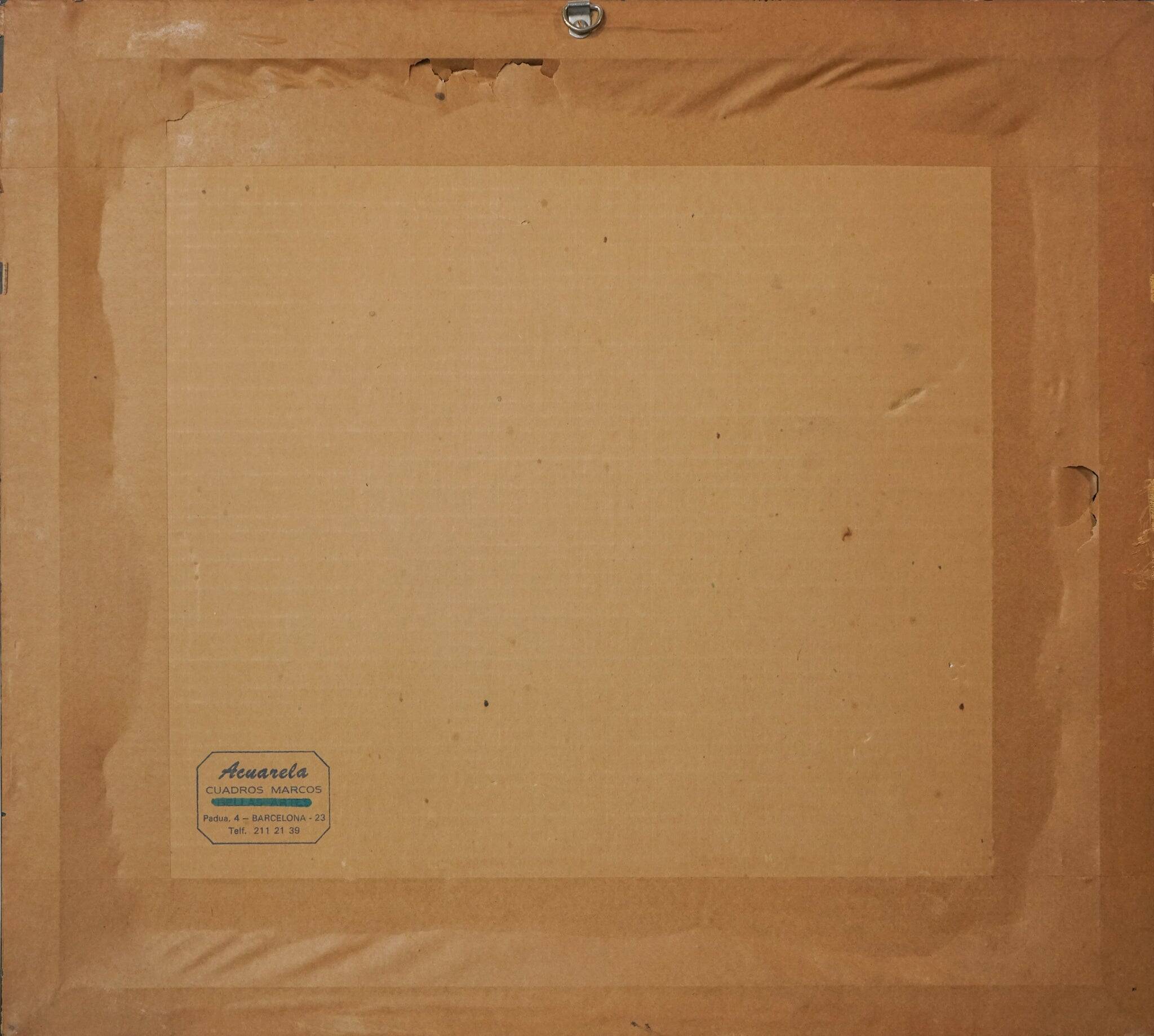 Two Framed Studies of Fishing Boats - Signed Bosch