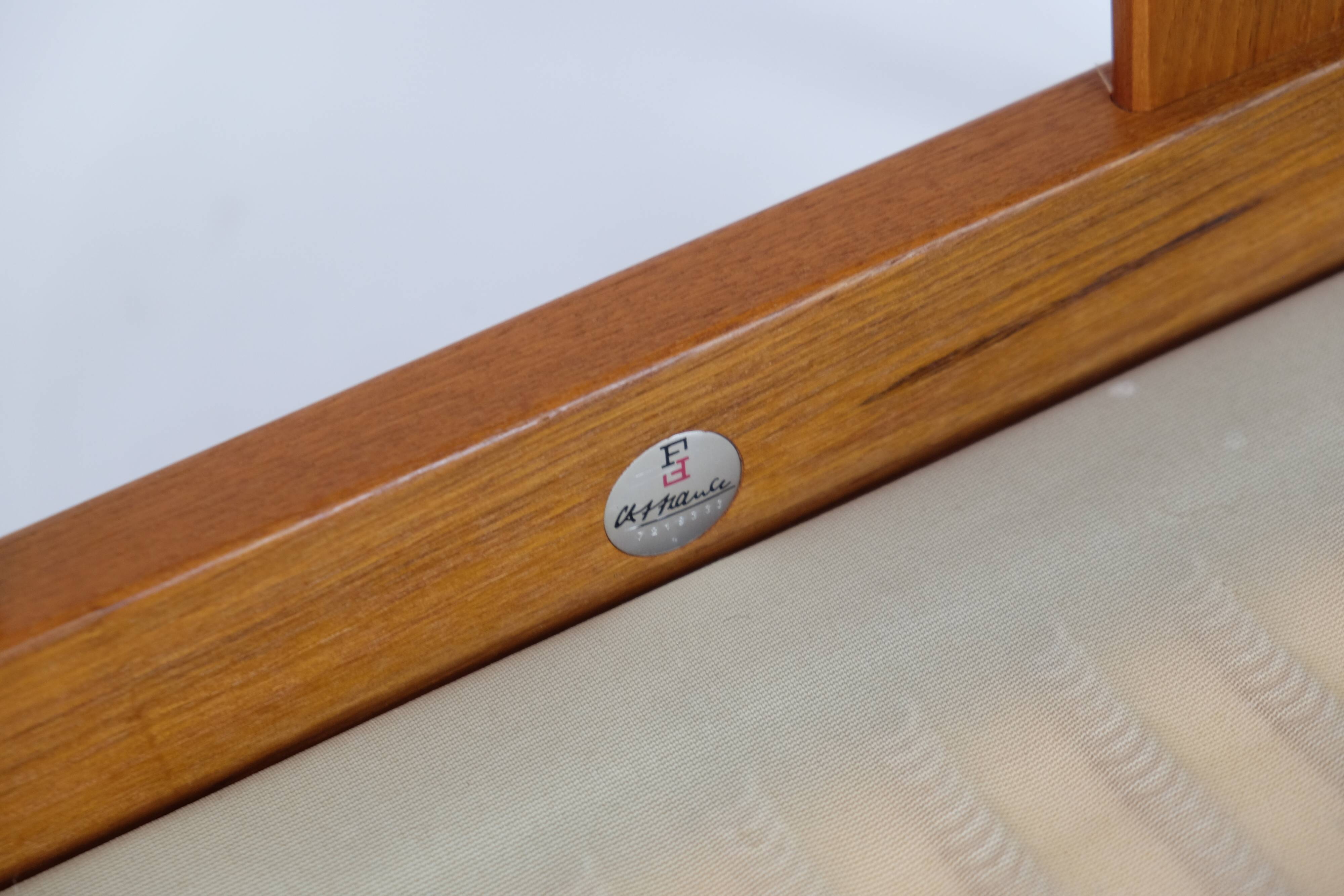 Arne Vodder Canapé 2 places en teck MidCentury 60er Vintage danois