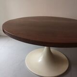 Tulip solid wood coffee table, 1970