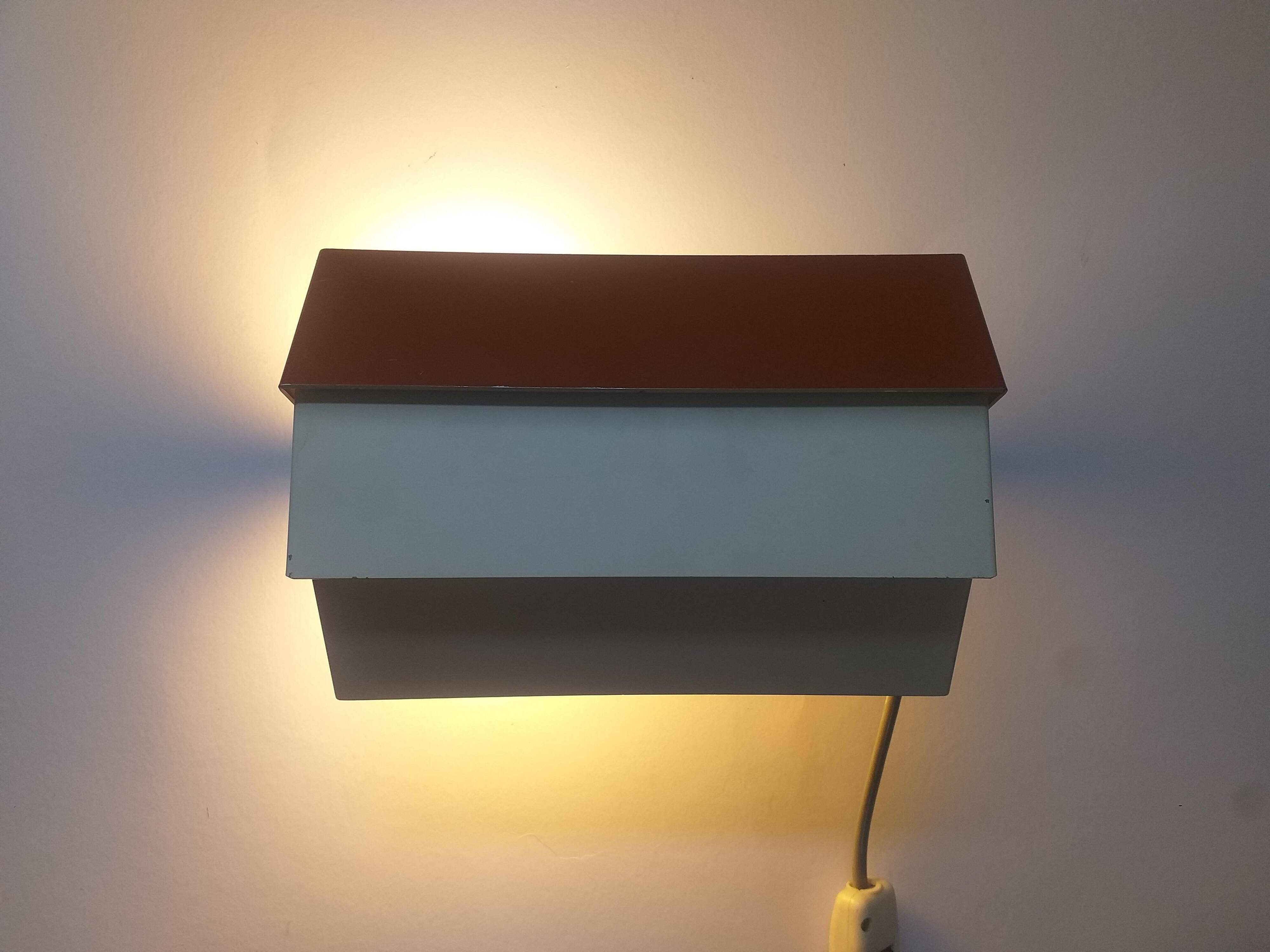 Pair of Midcentury Wall Lamps Napako, 1970s