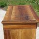 Antique Louis Philippe chest of drawers in solid walnut.