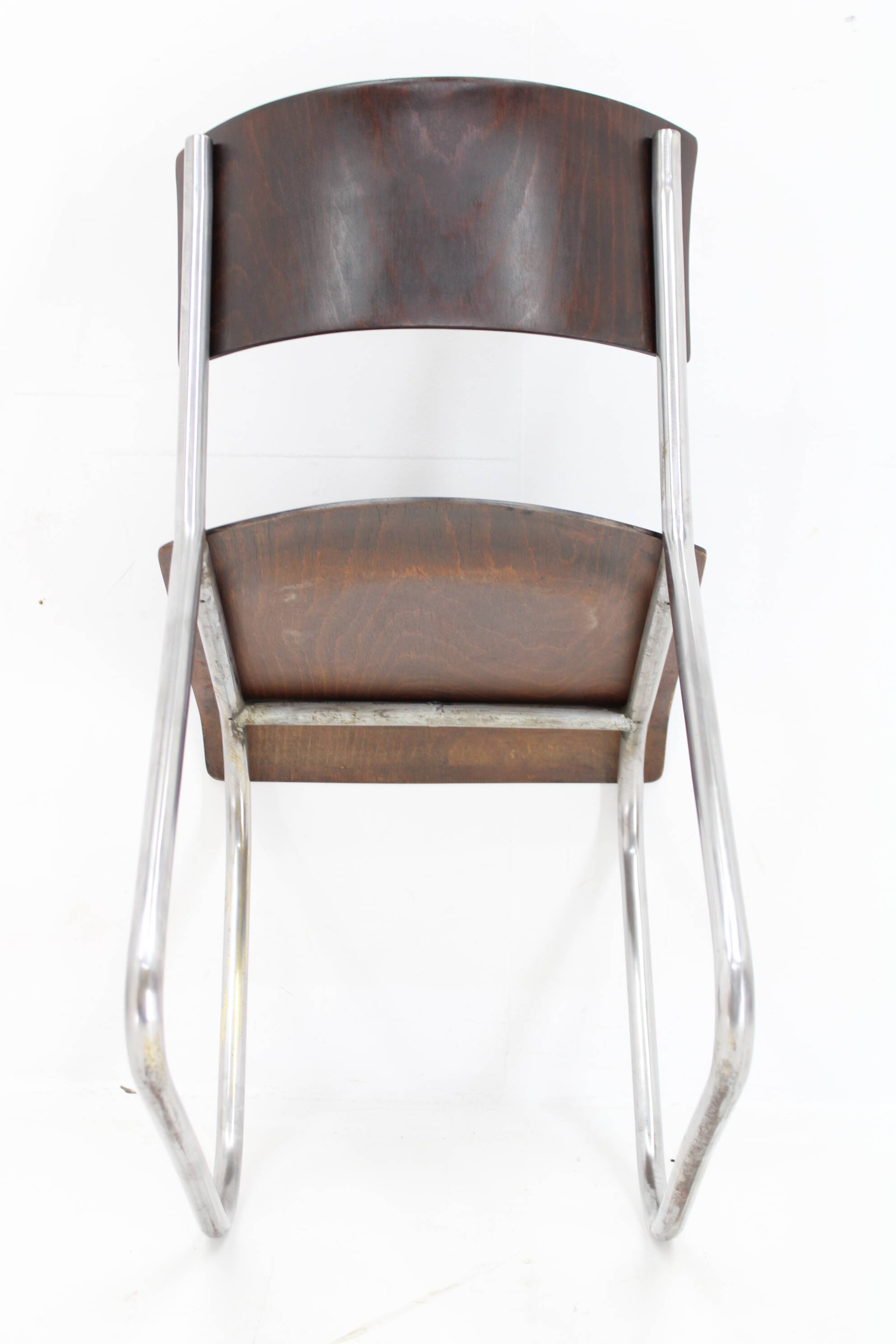 1930s Bauhaus/Functionalist Tubular Chair, Restored