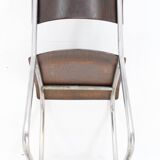 Chaise tubulaire Bauhaus/fonctionnaliste des années 1930, restaurée