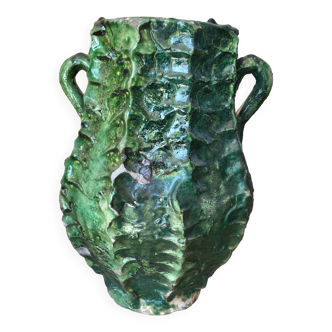 Tamegroute pottery in glazed terracotta