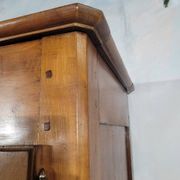 Small Louis XV bedside cabinet in solid cherry wood.